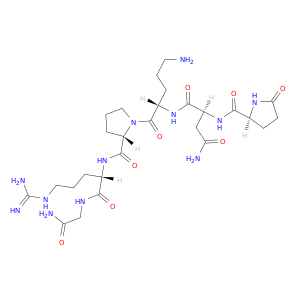 Glycinamide, 5-oxo-L-prolyl-L-asparaginyl-L-ornithyl-L-prolyl-L-arginyl-