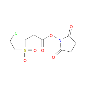 2,5-Pyrrolidinedione, 1-[3-[(2-chloroethyl)sulfonyl]-1-oxopropoxy]-
