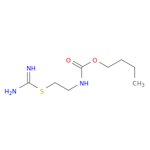 BUTYL N-(2-CARBAMIMIDOYLSULFANYLETHYL)CARBAMATE