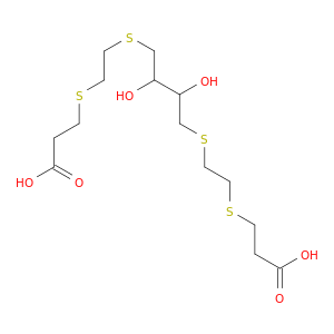 4,7,12,15-Tetrathiaoctadecanedioic acid, 9,10-dihydroxy-