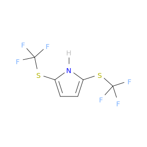 1H-Pyrrole, 2,5-bis[(trifluoromethyl)thio]-