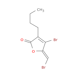 2(5H)-Furanone, 4-bromo-5-(bromomethylene)-3-butyl-, (5Z)-