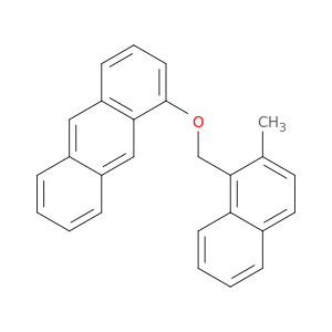 Anthracene, 1-[(2-methyl-1-naphthalenyl)methoxy]-