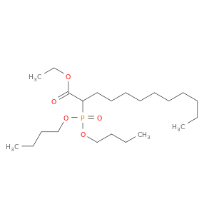 Dodecanoic acid,2-(dibutoxyphosphinyl)-, ethyl ester
