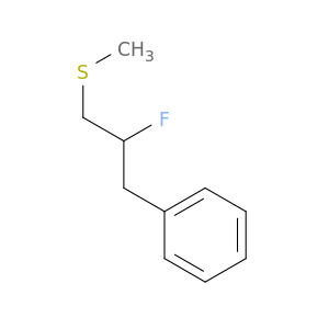 Benzene, [2-fluoro-3-(methylthio)propyl]-