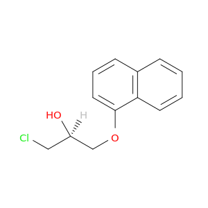 2-Propanol, 1-chloro-3-(1-naphthalenyloxy)-, (S)-