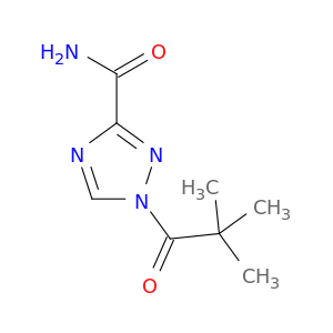 1H-1,2,4-Triazole-3-carboxamide, 1-(2,2-dimethyl-1-oxopropyl)-