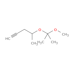 1-Pentyne, 4-(1-methoxy-1-methylethoxy)-