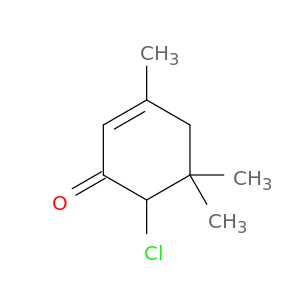 2-Cyclohexen-1-one, 6-chloro-3,5,5-trimethyl-