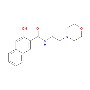 2-Naphthalenecarboxamide, 3-hydroxy-N-[2-(4-morpholinyl)ethyl]-