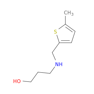 1-Propanol, 3-[[(5-methyl-2-thienyl)methyl]amino]-