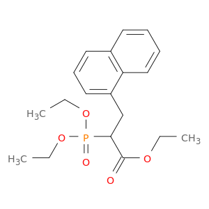 1-Naphthalenepropanoicacid, a-(diethoxyphosphinyl)-, ethylester