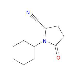 2-Pyrrolidinecarbonitrile, 1-cyclohexyl-5-oxo-