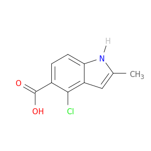 4-氯-2-甲基-1H-吲哚-5-羧酸