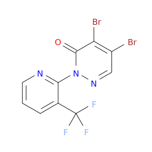 3(2H)-Pyridazinone, 4,5-dibromo-2-[3-(trifluoromethyl)-2-pyridinyl]-