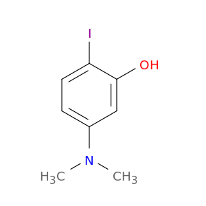 Phenol, 5-(dimethylamino)-2-iodo-