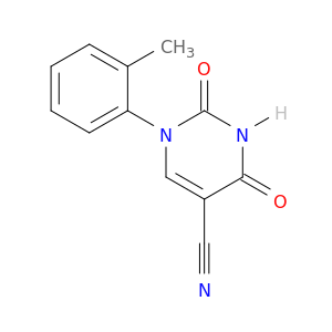 1-(2-methylphenyl)-2,4-dioxo-pyrimidine-5-carbonitrile