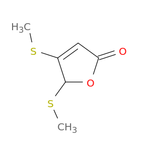 2(5H)-Furanone, 4,5-bis(methylthio)-