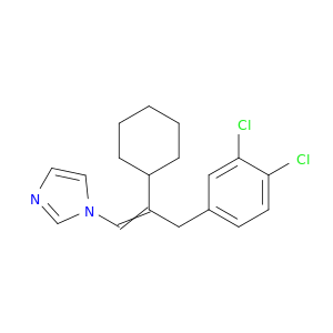1H-Imidazole, 1-[2-cyclohexyl-3-(3,4-dichlorophenyl)-1-propenyl]-