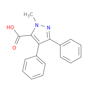 1H-Pyrazole-5-carboxylic acid, 1-methyl-3,4-diphenyl-