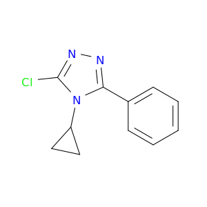 3-Chloro-4-cyclopropyl-5-phenyl-4H-1,2,4-triazole