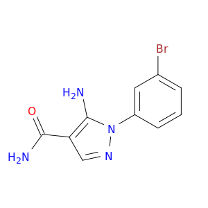 5-amino-1-(3-bromophenyl)-1h-pyrazole-4-carboxamide