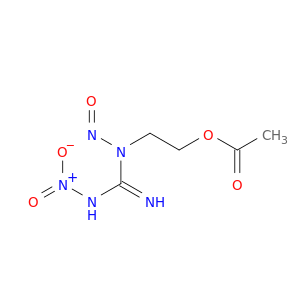 Guanidine,N-[2-(acetyloxy)ethyl]-N'-nitro-N-nitroso- (9CI)