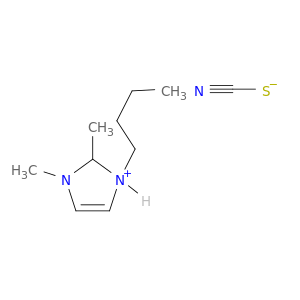 1H-Imidazolium, 1-butyl-2,3-dimethyl-, thiocyanate