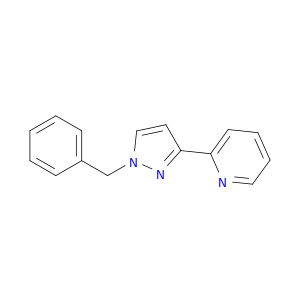 Pyridine, 2-[1-(phenylmethyl)-1H-pyrazol-3-yl]-