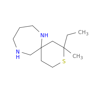 3-Thia-7,11-diazaspiro[5.6]dodecane, 2-ethyl-2-methyl-