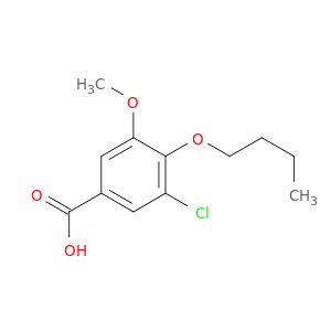 4-Butoxy-3-chloro-5-methoxybenzoic acid