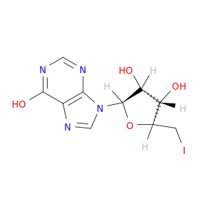 9-[3,4-dihydroxy-5-(iodomethyl)oxolan-2-yl]-3H-purin-6-one