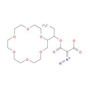 Propanedioic acid, diazo-, ethyl1,4,7,10,13,16-hexaoxacyclooctadec-2-ylmethyl ester