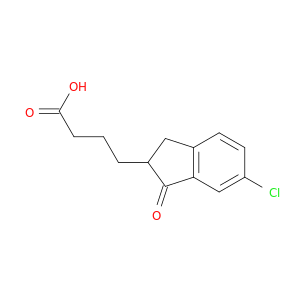 1H-Indene-2-butanoic acid, 6-chloro-2,3-dihydro-1-oxo-