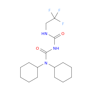 Urea, N-[(dicyclohexylamino)carbonyl]-N'-(2,2,2-trifluoroethyl)-