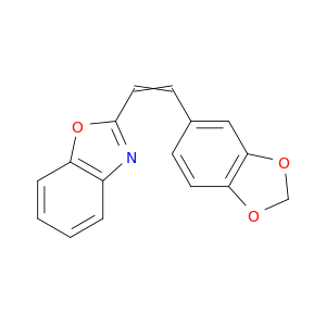 Benzoxazole, 2-[2-(1,3-benzodioxol-5-yl)ethenyl]-