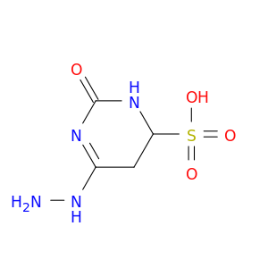 4-Pyrimidinesulfonic acid, 6-hydrazino-2,3,4,5-tetrahydro-2-oxo-