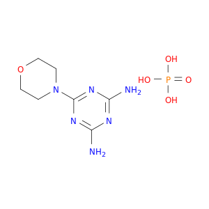 1,3,5-Triazine-2,4-diamine, 6-(4-morpholinyl)-, phosphate (1:1)