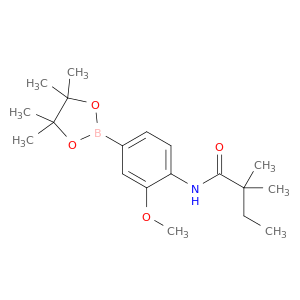 3-甲氧基-4-(3,3-二甲基丁酰胺基)苯硼酸频那醇酯