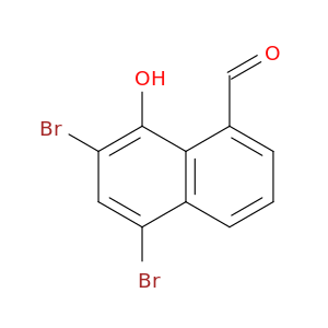 1-Naphthalenecarboxaldehyde, 5,7-dibromo-8-hydroxy-