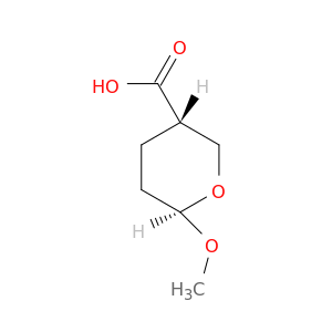 2H-Pyran-3-carboxylicacid, tetrahydro-6-methoxy-, trans- (9CI)