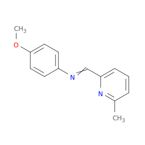 Benzenamine, 4-methoxy-N-[(6-methyl-2-pyridinyl)methylene]-