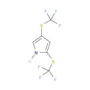 1H-Pyrrole, 2,4-bis[(trifluoromethyl)thio]-