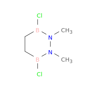1,2,3,6-Diazadiborine, 3,6-dichlorohexahydro-1,2-dimethyl-