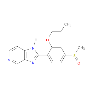 1H-Imidazo[4,5-c]pyridine, 2-[4-(methylsulfinyl)-2-propoxyphenyl]-