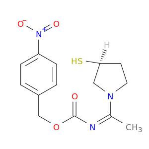(4-硝基苯基)甲基N-[1-[(3S)-3-巯基-1-吡咯烷基]氨基甲酸酯