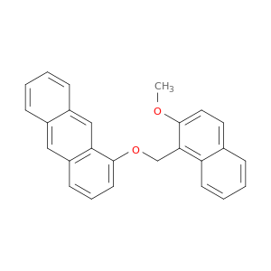 Anthracene, 1-[(2-methoxy-1-naphthalenyl)methoxy]-