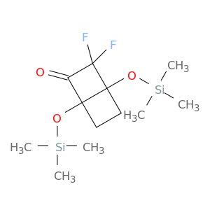 Bicyclo[2.2.0]hexanone, 3,3-difluoro-1,4-bis[(trimethylsilyl)oxy]-