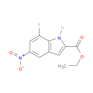 7-Fluoro-5-nitro-1H-indole-2-carboxylic Acid Ethyl Ester