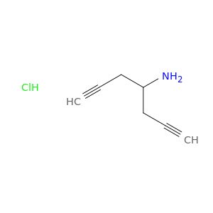 hepta-1,6-diyn-4-amine hydrochloride
